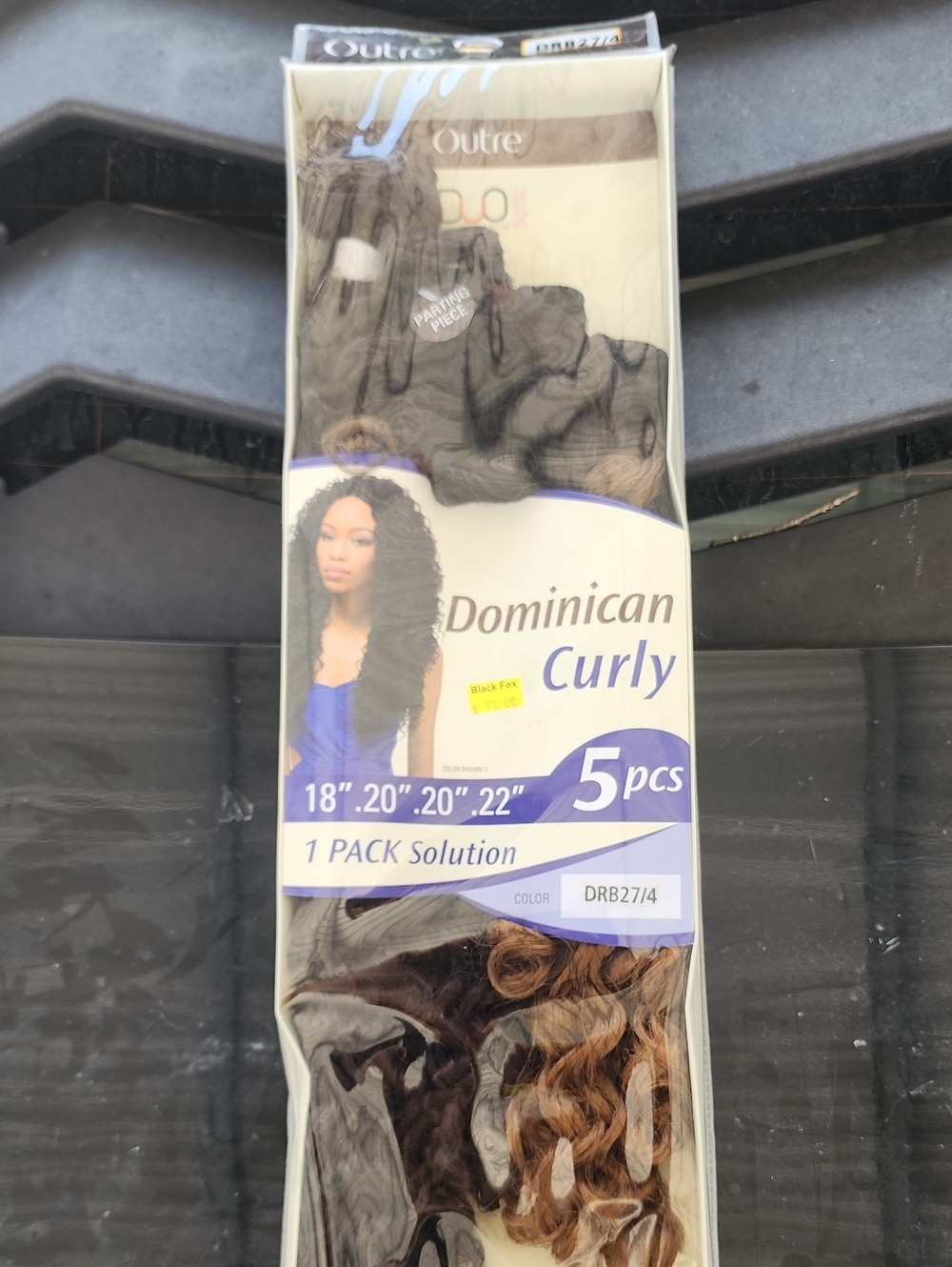 Outre Dominican Curly 5-Pack Hair Extensions - Black/Fox Brown